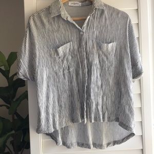 Carly Jean Striped Blouse size Xs